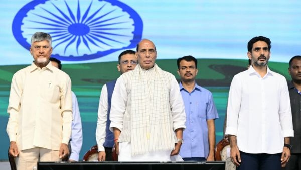 From Kia to Fighter Jets Nara Lokesh Slams YCP at AMCA Ceremony Highlights AP s Industrial Revolution