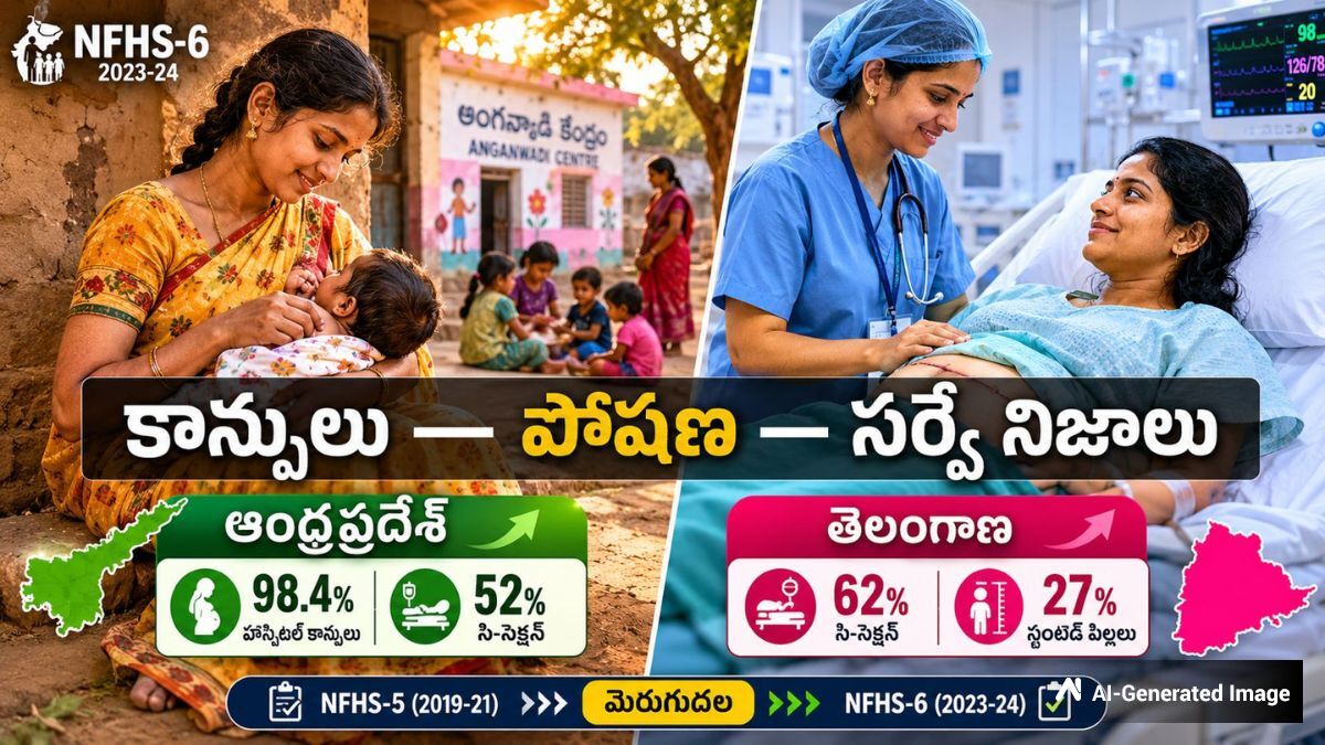 NFHS-6 Analysis Andhra Pradesh And Telangana Record Gains In Women Empowerment And Child Vaccination