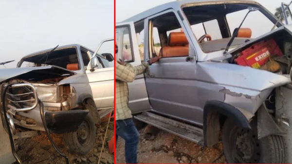 prabhas-fauji-movie-unit-vehicle-got-accident-at-abdhullapurmet-causes-to-one-dead-and-5-severly-inj
