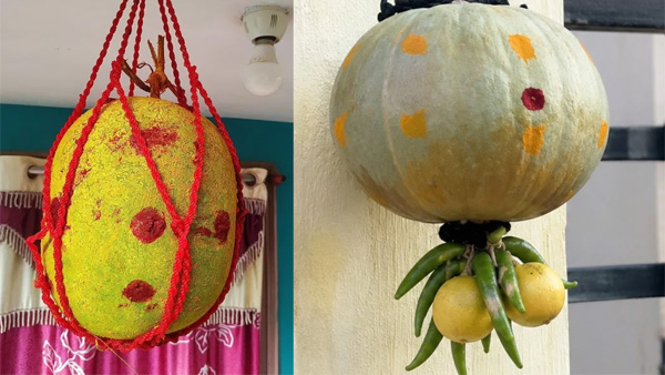 Vastu Tips one should avoid making three specific mistakes when hanging a pumpkin to ward off the evil eye