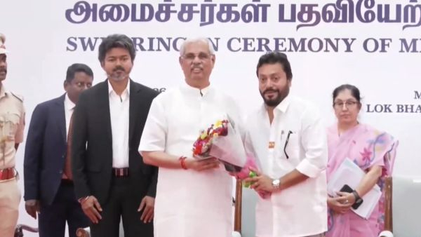 Vijay Trusted Friend Srinath Becomes Minister After Defeating DMK Heavyweight Geetha Jeevan by 37000 Votes Vijay Trusted Friend Srinath Becomes Minister After Defeating DMK Heavyweight Geetha Jeevan by 37000 Votes