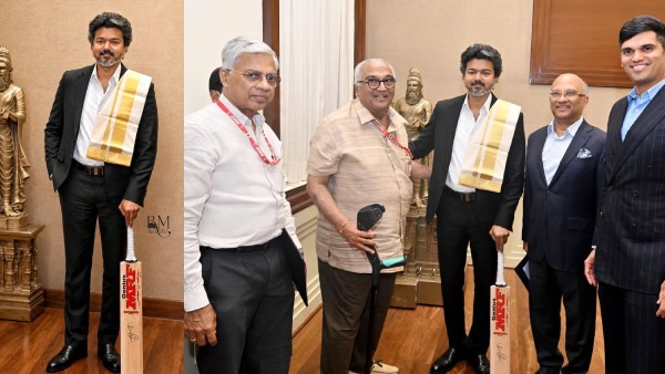 Tamil Nadu CM Thalapathy Vijay Receives Special Gift Signed by Virat Kohli Pics Viral Details
