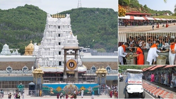 Tirumala Sees Record Devotees for Sri Venkateswara Darshan as Special sheds have been erected