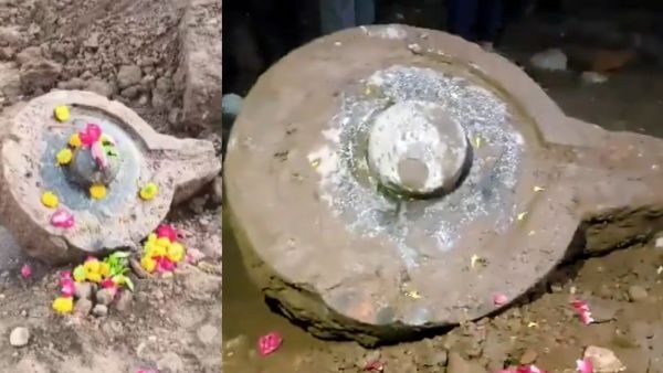 Ancient Shiva Lingam Discovered During Ujjain Mahakaleshwar Temple Expansion Ahead of Simhastha 2028 Ancient Shiva Lingam Discovered During Ujjain Mahakaleshwar Temple Expansion Ahead of Simhastha 2028