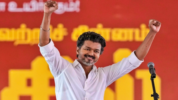 Vijay Under Heavy Security as Tamil Nadu Vote Counting Starts Soon King Kingmaker Vijay TamilNadu