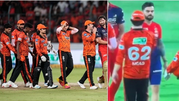 Watch Virat Kohli Bypasses Handshake with Travis Head After Surisers Hyderabad vs RCB Match Watch Virat Kohli Bypasses Handshake with Travis Head After Surisers Hyderabad vs RCB Match