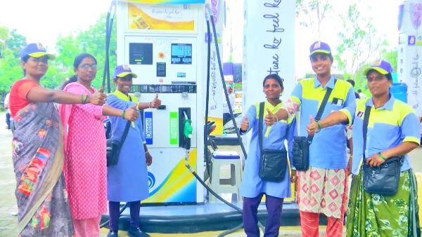 women petrol pumps good news for shg Women in Telangana A Chance to Earn Lakhs in every constituency women petrol pumps good news for shg Women in Telangana A Chance to Earn Lakhs in every constituency