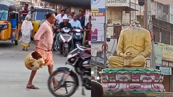 YSR Statue vandalism created political row in ap lokesh slams ys jagan sharmila gave ultimatum