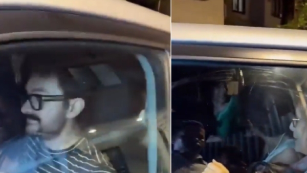 Aamir Khan Takes Ex-Wives Kiran Reina and To-Be-Wife Gauri Sprat On Car Ride Video Goes Viral