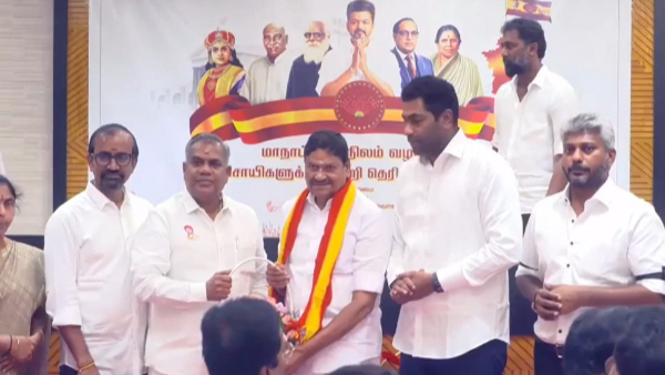 AIADMK Exodus Four Ex-Ministers Ditch EPS Camp Join Vijay s TVK AIADMK Exodus Four Ex-Ministers Ditch EPS Camp Join Vijay s TVK