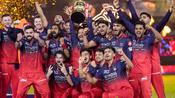 Bengaluru erupts in a sea of red and gold as RCB clinches back-to-back IPL glory fireworks roaring