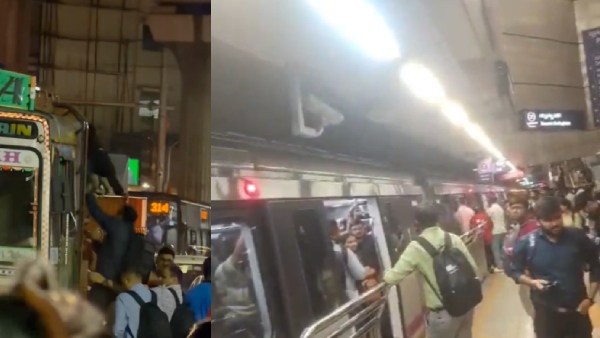 Bengaluru Metro Snag Techies Ride on Trucks After Purple Line Disruption Videos Goes Viral Bengaluru Metro Snag Techies Ride on Trucks After Purple Line Disruption Videos Goes Viral