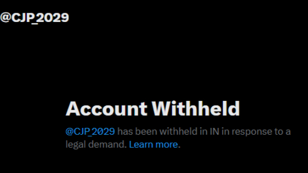 CJP X Account Blocked Abhijeet Dipke Says Family Fears Arrest But He Won t Back Down