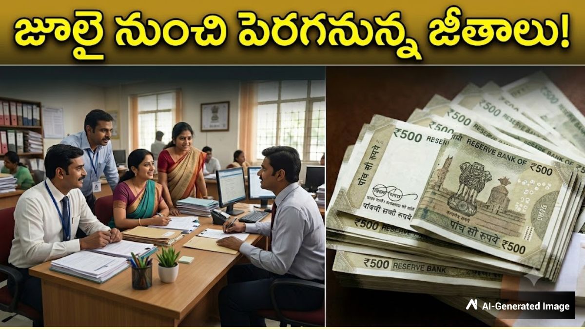 వ వేతన సంఘంపై బిగ్ అప్ డేట్.. జీతాల పెంపు ఎంతంటే