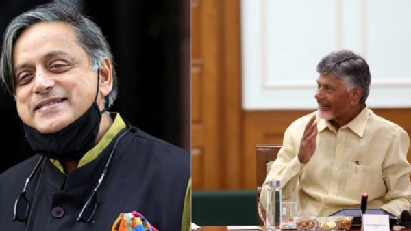 Delimitation Row Shashi Tharoor Driver Salary Analogy to Counter CM Chandrababu Naidu Details