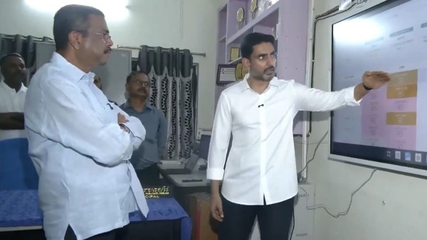 Dharmendra Pradhan and Nara Lokesh Visists Bhogapuram PM SHRI AP Model School in Vizianagaram