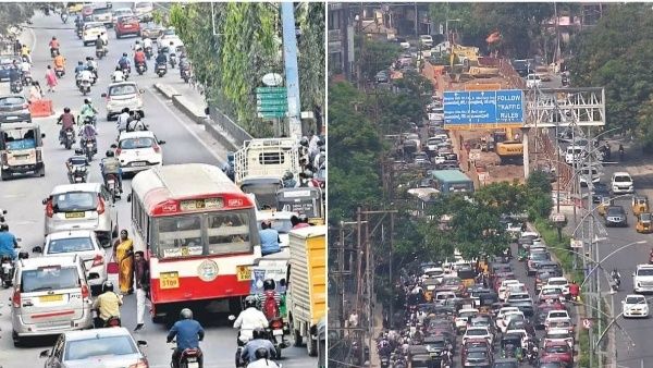 Hyderabad Traffic Police Launch One-Way Trial Around KBR Park on Sunday for Steel Flyover Work