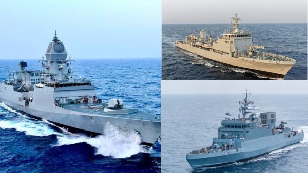 PM Modi Commissions Three Indigenous Warships Into Indian Navy To Significantly Boost Maritime Defense Capabilities