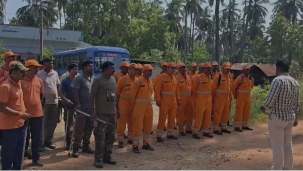 NDRF and Thermal Drones Join Search for Missing Kid Jnaneswari After Dog Dies in Tuni NDRF and Thermal Drones Join Search for Missing Kid Jnaneswari After Dog Dies in Tuni