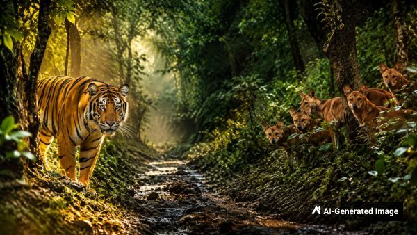 Madhya Pradesh to Send Tigers to Andhra Pradesh in Exchange for Rare Endangered Wild Dogs