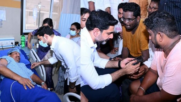 Visakha Steel Plant Blast Nara Lokesh Visits KGH KIMS And Seven Hills Hospitals To Comfort Victims