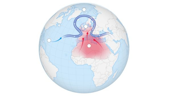 Extreme Europe Heatwave What Is An Omega Block Weather Pattern That Trapped Dangerous Hot Air Dome Extreme Europe Heatwave What Is An Omega Block Weather Pattern That Trapped Dangerous Hot Air Dome