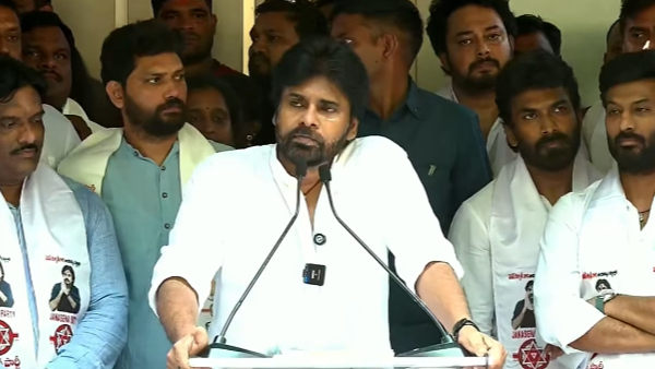 Pawan Kalyan Serious on Warnings from Telangana Politicians Asks If State Is Their Property