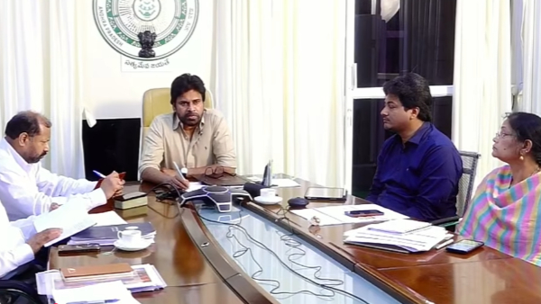 Pawan Kalyan Cracks Down on Tax Defaulters in Village Panchayats Schools and Industries on Notice