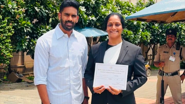 TDP MLA Pulivarthi Nani s Wife Sudha Reddy Enrolled as Lawyer with AP Bar Council TDP MLA Pulivarthi Nani s Wife Sudha Reddy Enrolled as Lawyer with AP Bar Council