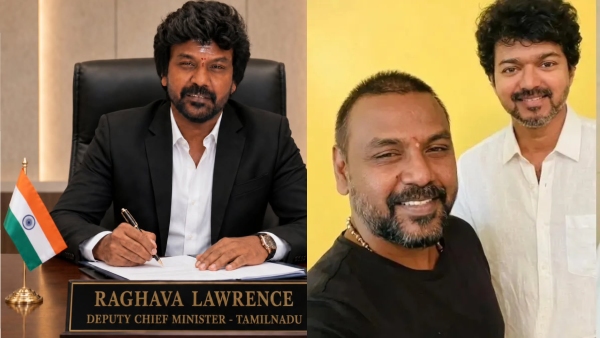 Raghava Lawrence Trolled For Posting AI Pic As Tamil Nadu Deputy CM Next To Vijay Full Details Raghava Lawrence Trolled For Posting AI Pic As Tamil Nadu Deputy CM Next To Vijay Full Details