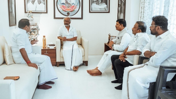 Rajinikanth-BJP Meet Sparks Buzz Leaders Brief Superstar on Modi Govt s 12 Years of Development Rajinikanth-BJP Meet Sparks Buzz Leaders Brief Superstar on Modi Govt s 12 Years of Development