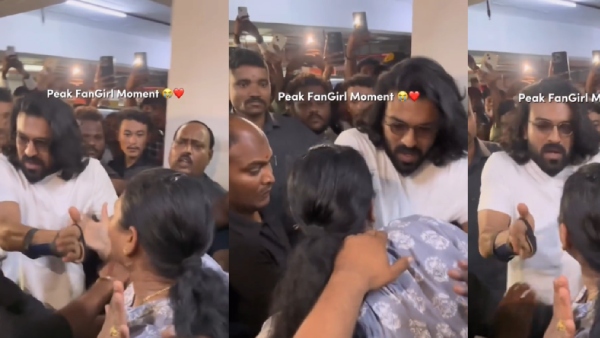 Ram Charan Left Shocked as Female Fan Breaches Security at Peddi Movie Event Video Viral