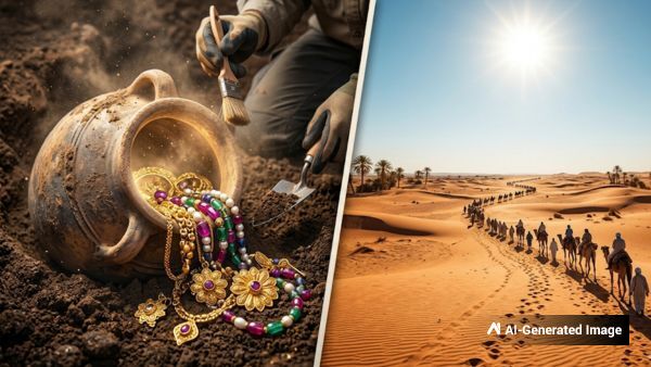 Diriyah Treasure 1 200 Year Old Abbasid Gold and Gemstone Jewellery Unveiled on Ancient Saudi Hajj Route Diriyah Treasure 1 200 Year Old Abbasid Gold and Gemstone Jewellery Unveiled on Ancient Saudi Hajj Route