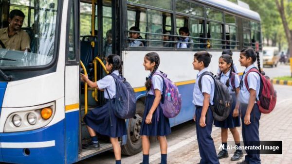 Telangana Schools Reopen Tomorrow TGSRTC Deploys Special Student Buses Across All Major Routes Telangana Schools Reopen Tomorrow TGSRTC Deploys Special Student Buses Across All Major Routes