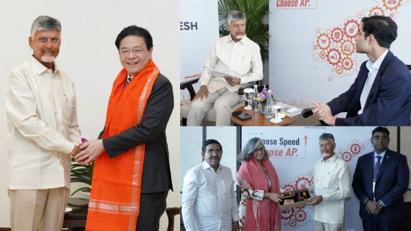 AP CM Chandrababu Naidu Meets Singapore PM Lawrence Wong to Secure Global Investments inside Amaravati AP CM Chandrababu Naidu Meets Singapore PM Lawrence Wong to Secure Global Investments inside Amaravati