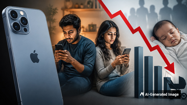 iPhone Launch in 2007 Linked to Declining Global Fertility Rates New Research Finds iPhone Launch in 2007 Linked to Declining Global Fertility Rates New Research Finds