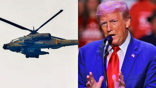 Trump Vows Action US Must Respond After Iran Shoots Down Apache Helicopter Near Strait Of Hormuz Trump Vows Action US Must Respond After Iran Shoots Down Apache Helicopter Near Strait Of Hormuz