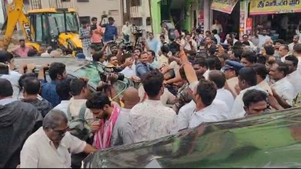 TDP Supporters Attack YSRCP CRDA Committee Members in Tadepalli Tension Prevails