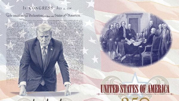 Donald Trump Unveils New US Passport Design for 250th Anniversary Featuring His Image amp amp Be Good Motto