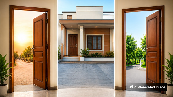 Vastu On which side should the door be located On which side should the door be used most frequently