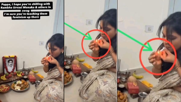 Viral Video Woman Sparks Row by Offering Lit Cigarette to Deceased Father in Ritual Full Details