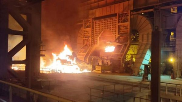 Explosion At Vizag Steel Plant Leaves Few Workers Dead And Several Injured Due To Molten Steel Metal Leak Explosion At Vizag Steel Plant Leaves Few Workers Dead And Several Injured Due To Molten Steel Metal Leak