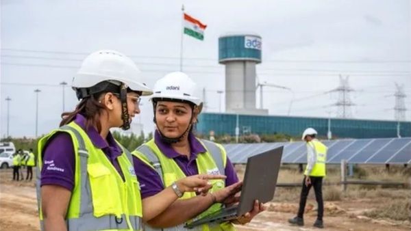 Solar power plant at Adani Green Energy