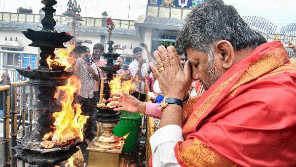 CM DK Shivakumar Move as Tirumala temple State Aarathi Now for Karnataka VIPs Plan Sparks Debate