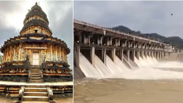 Crest Gates of Tunga Reservoir in Karnataka Lifted to Release Excess Monsoon Inflows to Downstream Crest Gates of Tunga Reservoir in Karnataka Lifted to Release Excess Monsoon Inflows to Downstream