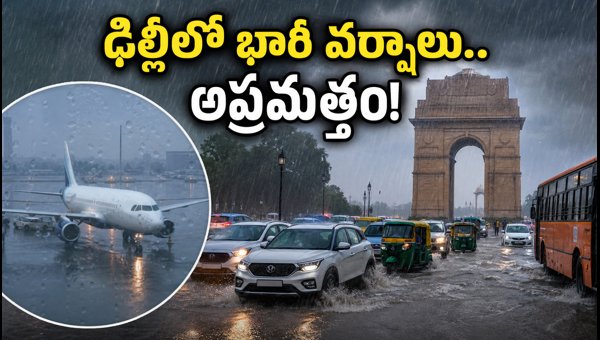 Delhi Rains Red Alert 2026 Heavy Rainfall Warning Traffic Disruptions and Safety Guidelines for NCR