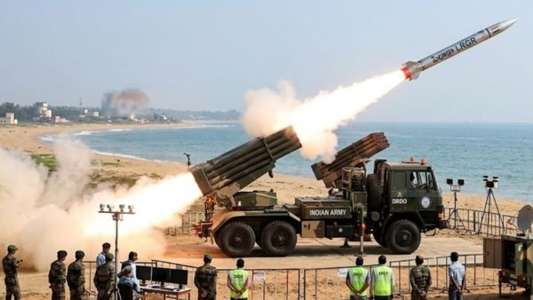 DRDO Successfully Tests Pinaka Long Range Guided Rocket From Chandipur ITR To Hit Targets At 60km Range DRDO Successfully Tests Pinaka Long Range Guided Rocket From Chandipur ITR To Hit Targets At 60km Range