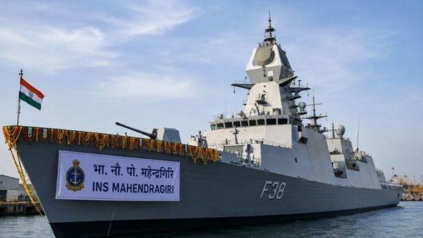 INS Mahendragiri Joins Indian Navy Rajnath Singh Commissions 6th Project 17A Stealth Frigate in Vizag