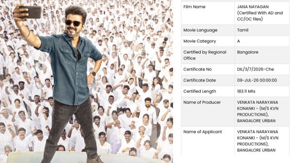 Jana Nayagan CM Thalapathy Vijay s Last Movie Gets A Certificate Runtime Locked At 183 Minutes
