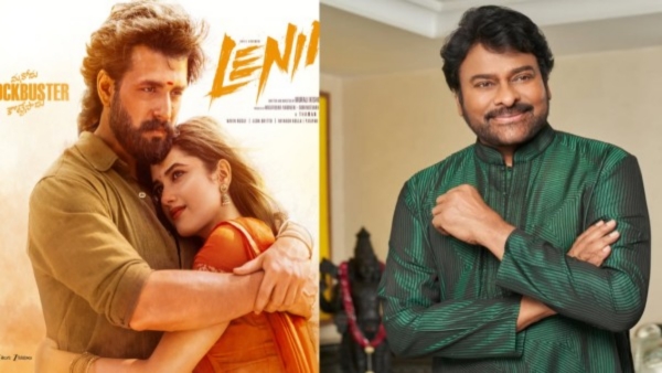 megastar Chiranjeevi praises Akkineni s Lenin movie Akhil Akkineni replies to Chiranjeevi tweet